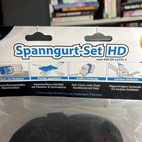 RATCHET STRAP DELUXE DUO SPANNGURTE SET 2 x 6,0 m - Picture 2 of 9